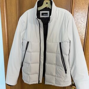 Murano Men's Light Gray Puffer Jacket